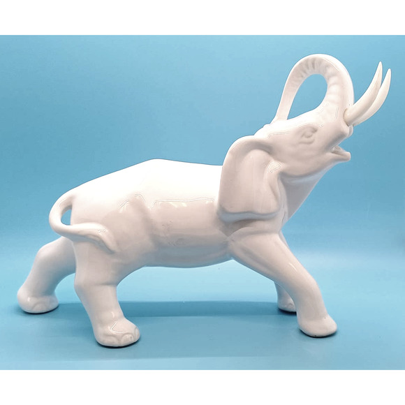 Elephant Vintage Portugal by Fereiras Trunk Up Good Luck - Picture 9 of 14